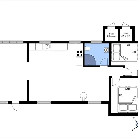 펜션 886-thisted-fiskervej-29 티스테드